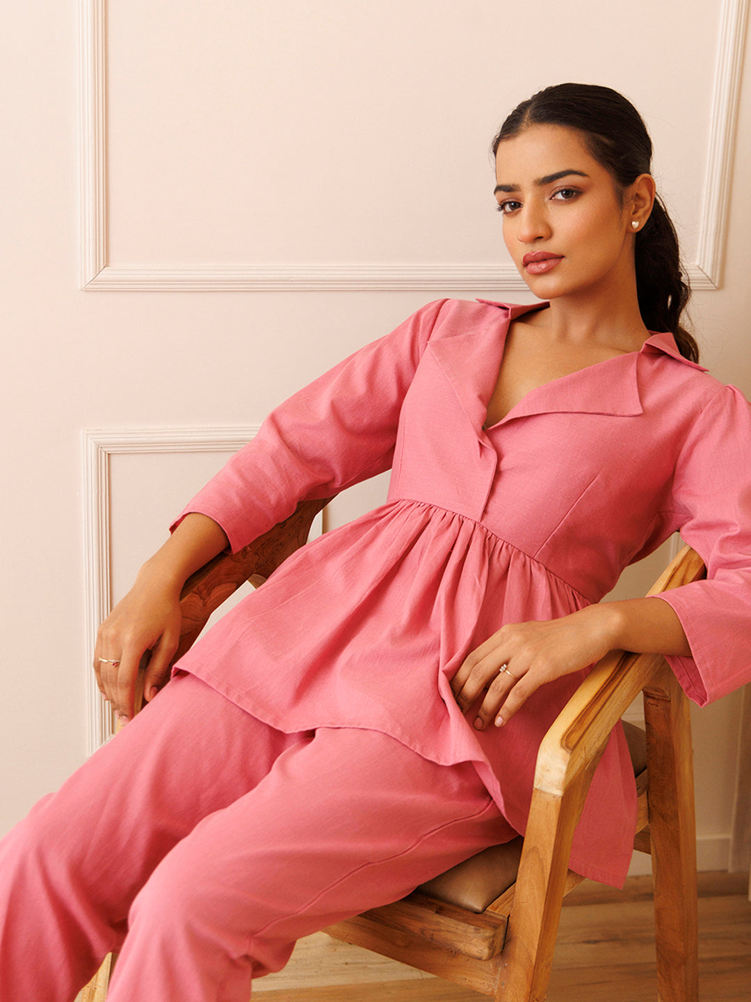Bleeding Heart Pink Co- Ord Set
