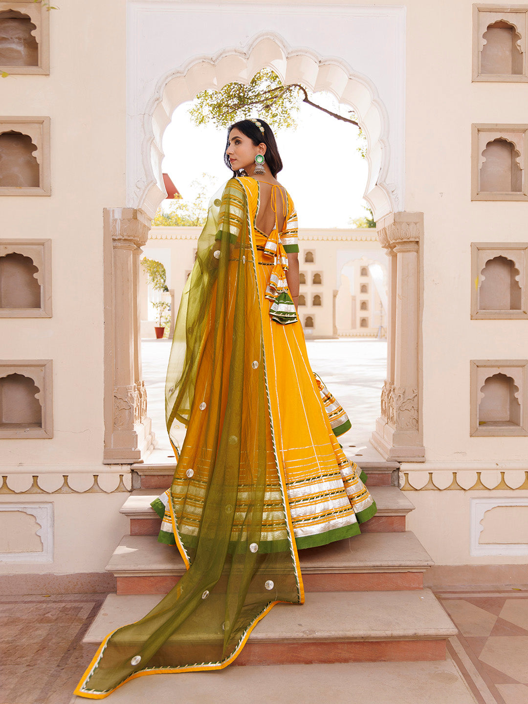 Lemon Chrome Yellow Lehenga Set