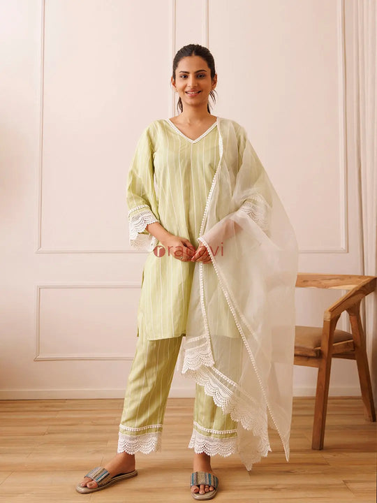 Seafoam Green Suit Set - Ragavi