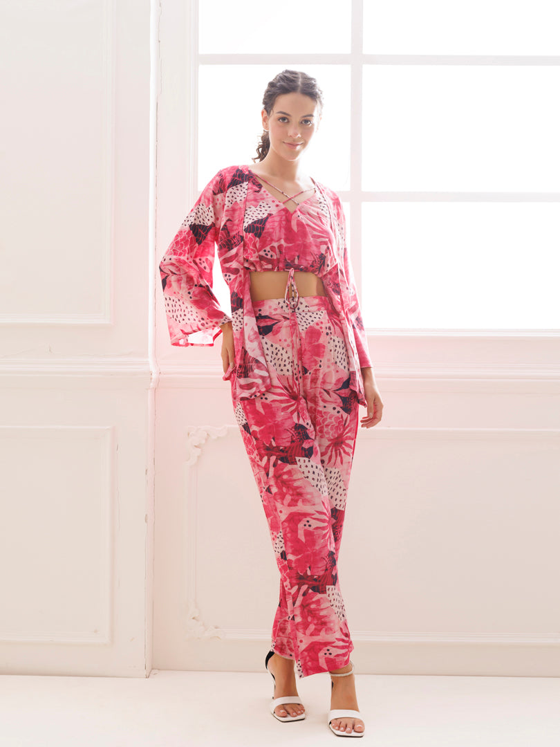 Confetti Pink Muslin Co-ord Set