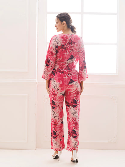 Confetti Pink Muslin Co-ord Set