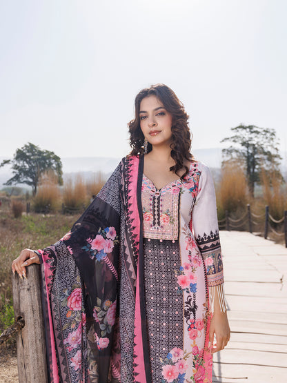 Buttercream Pink Muslin Kurta Set