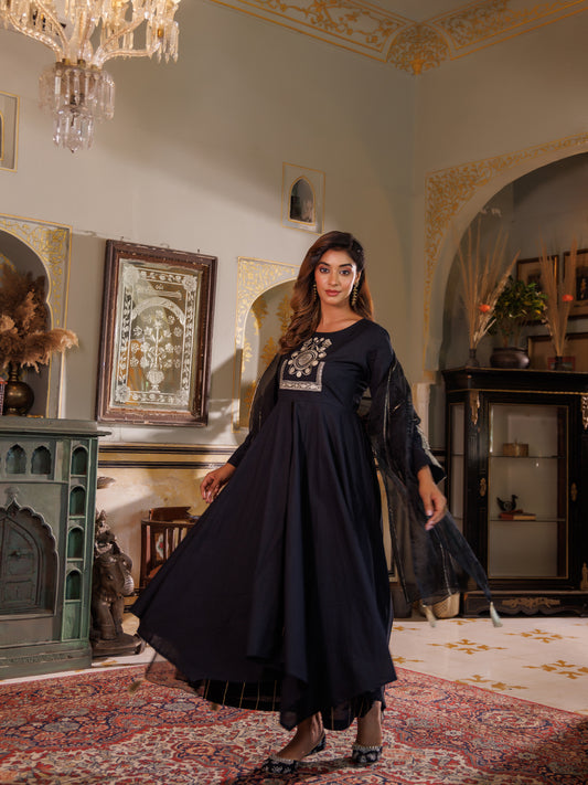 Black Kurta Set