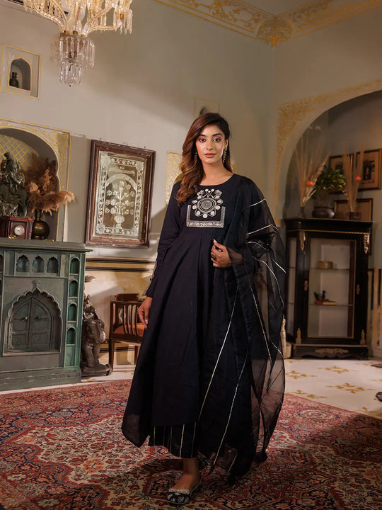 Black Kurta Set Ragavi