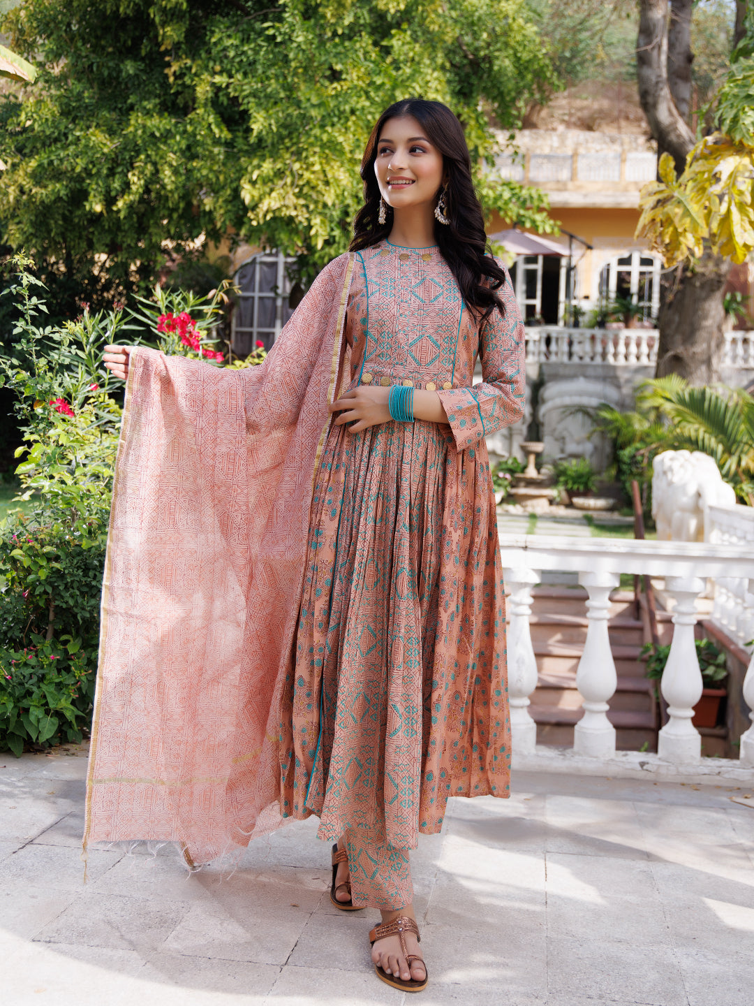 Dusty Coral Kurta Set