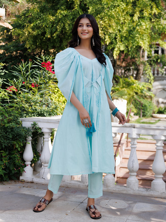 Glacier Blue Kurta Set