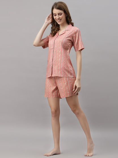 Kiara Pink Shorts Set