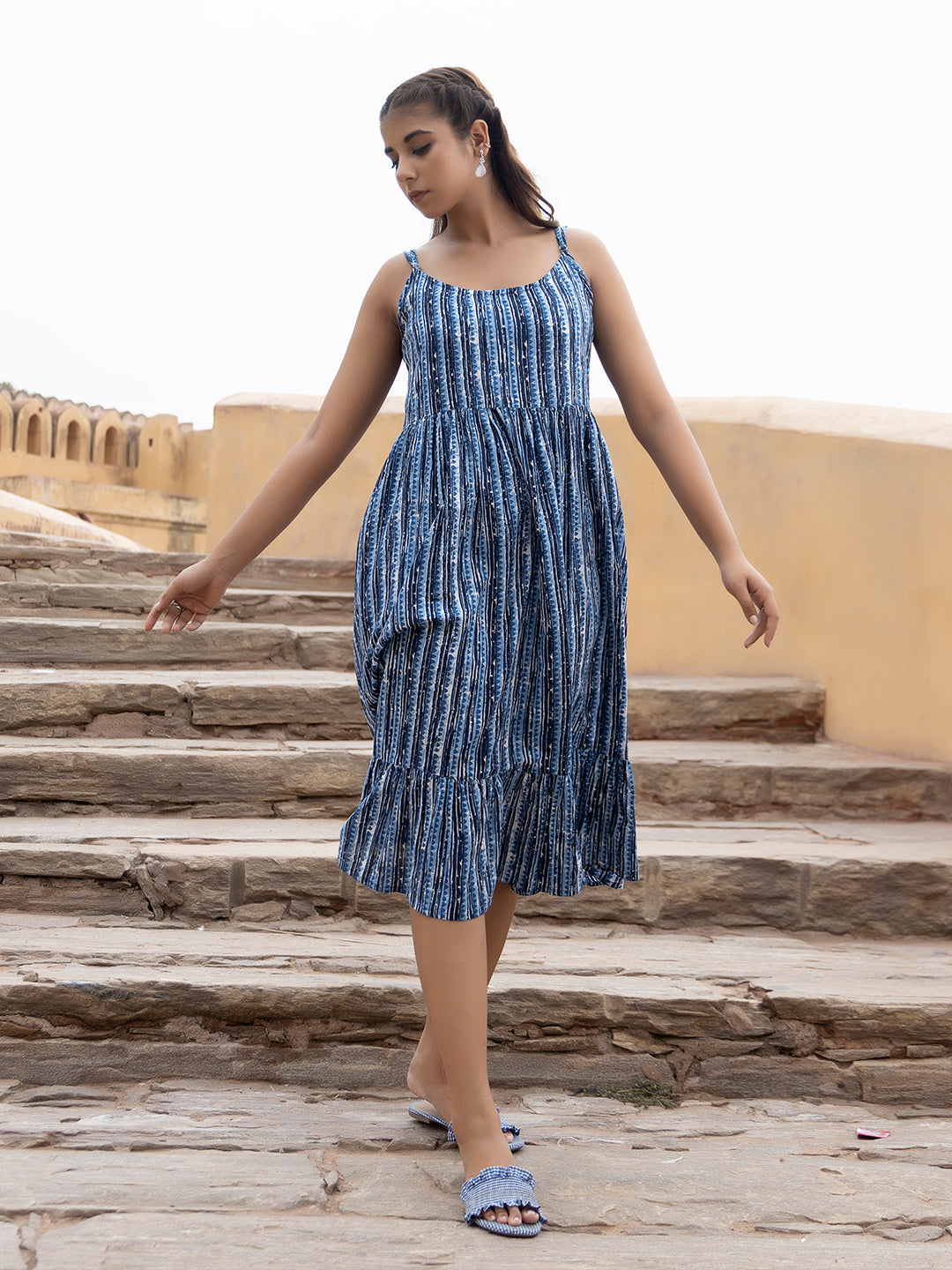 Lily Indigo Dress