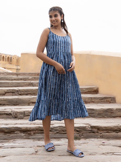 Lily Indigo Dress
