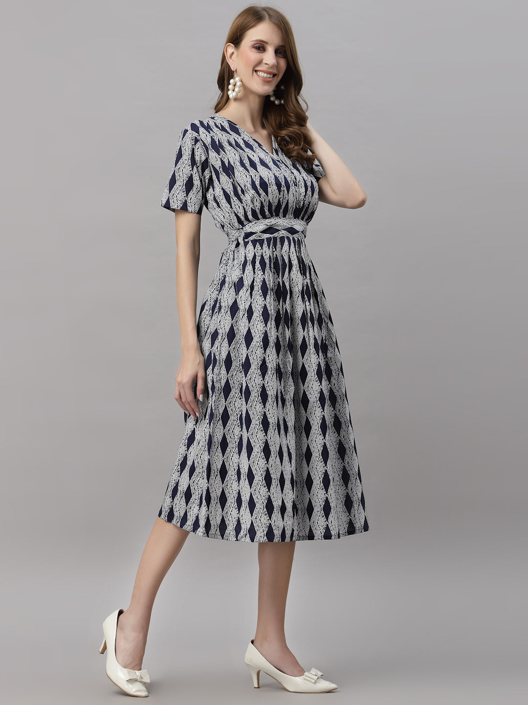 Marie Indigo Dress