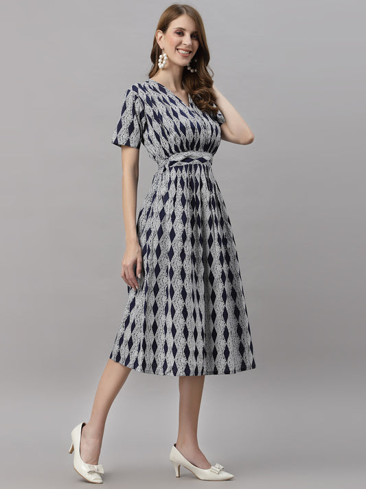 Marie Indigo Dress