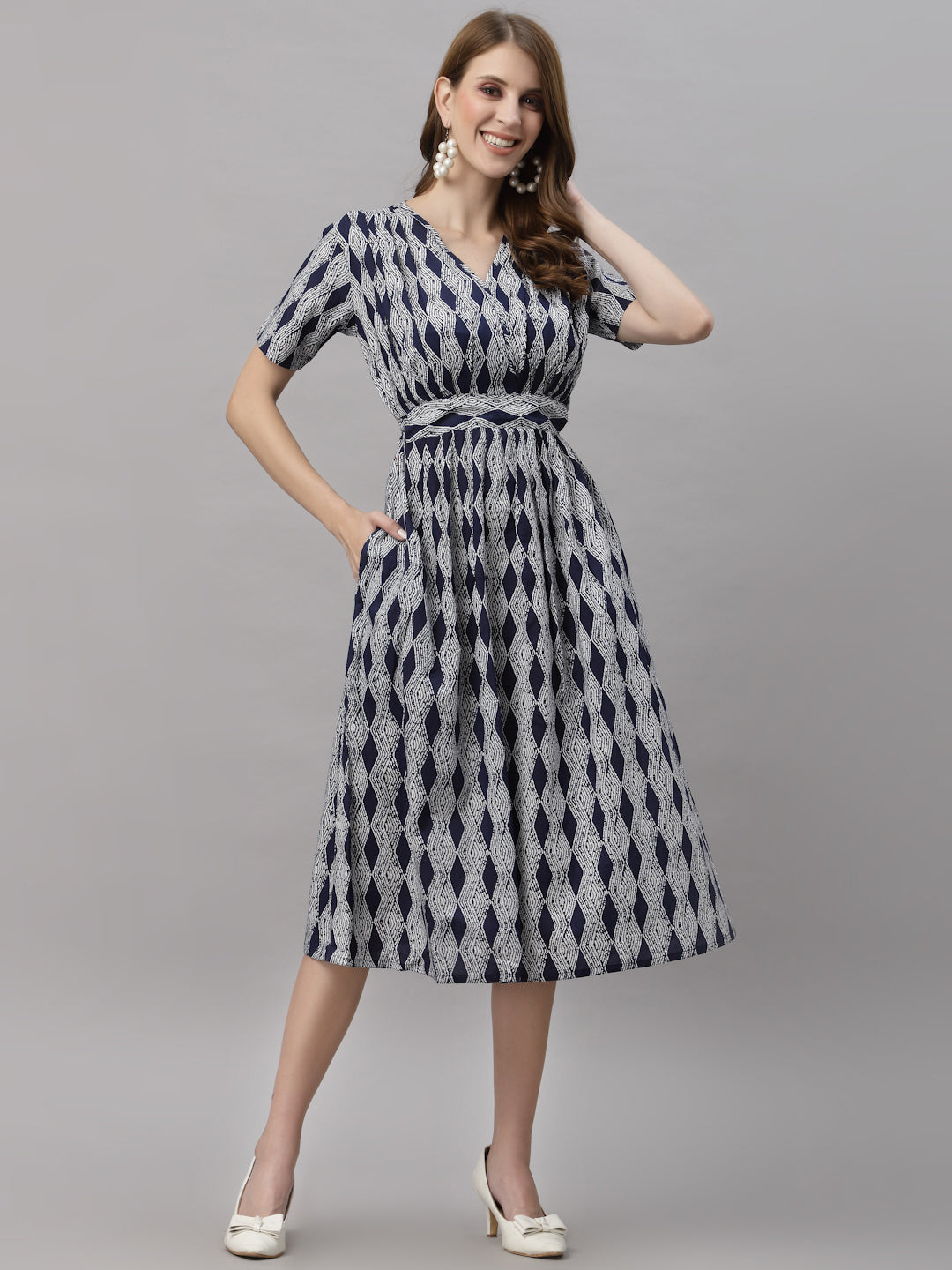 Marie Indigo Dress