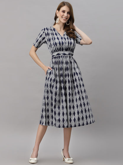 Marie Indigo Dress