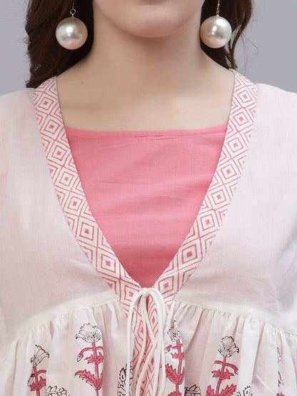 Mayra Pink Dhoti Set
