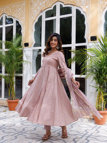 Mahogany Rose Kurta Set