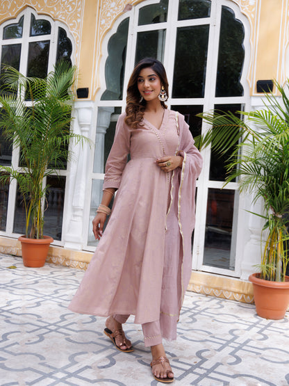 Mahogany Rose Kurta Set