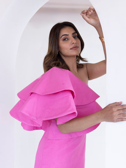 Pink Flame Dress