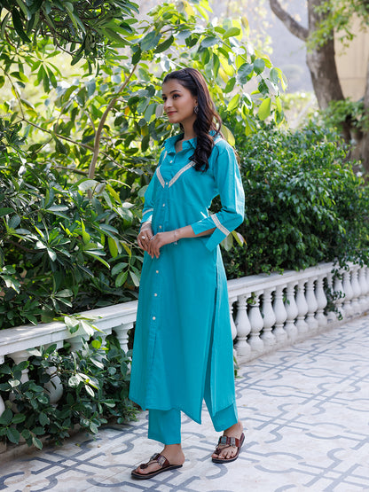 Tiffany Blue Kurta Set