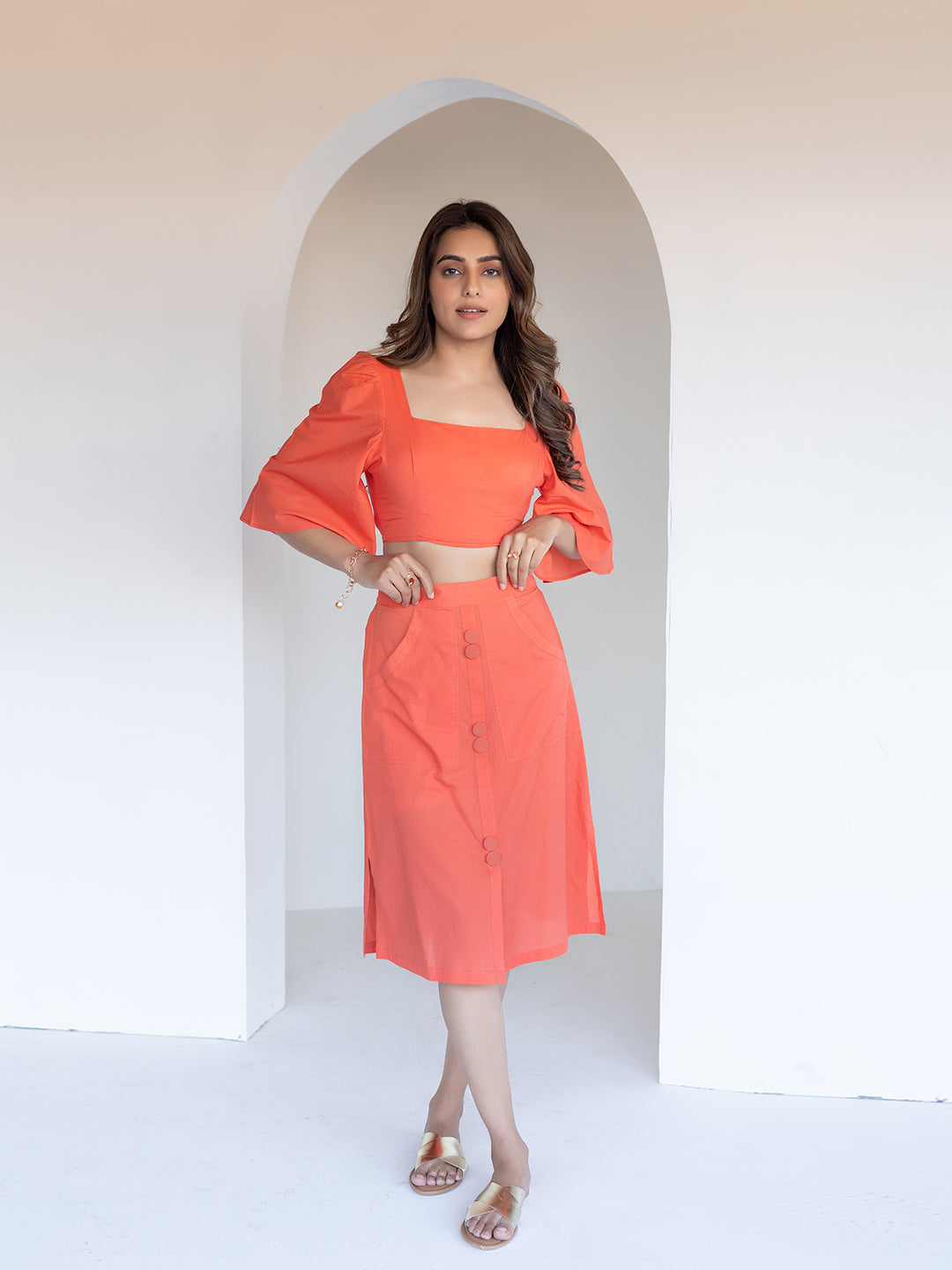 Vermilion Co-Ord Set