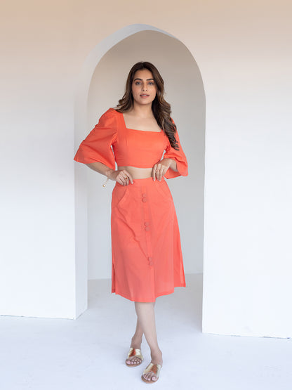 Vermilion Co-Ord Set