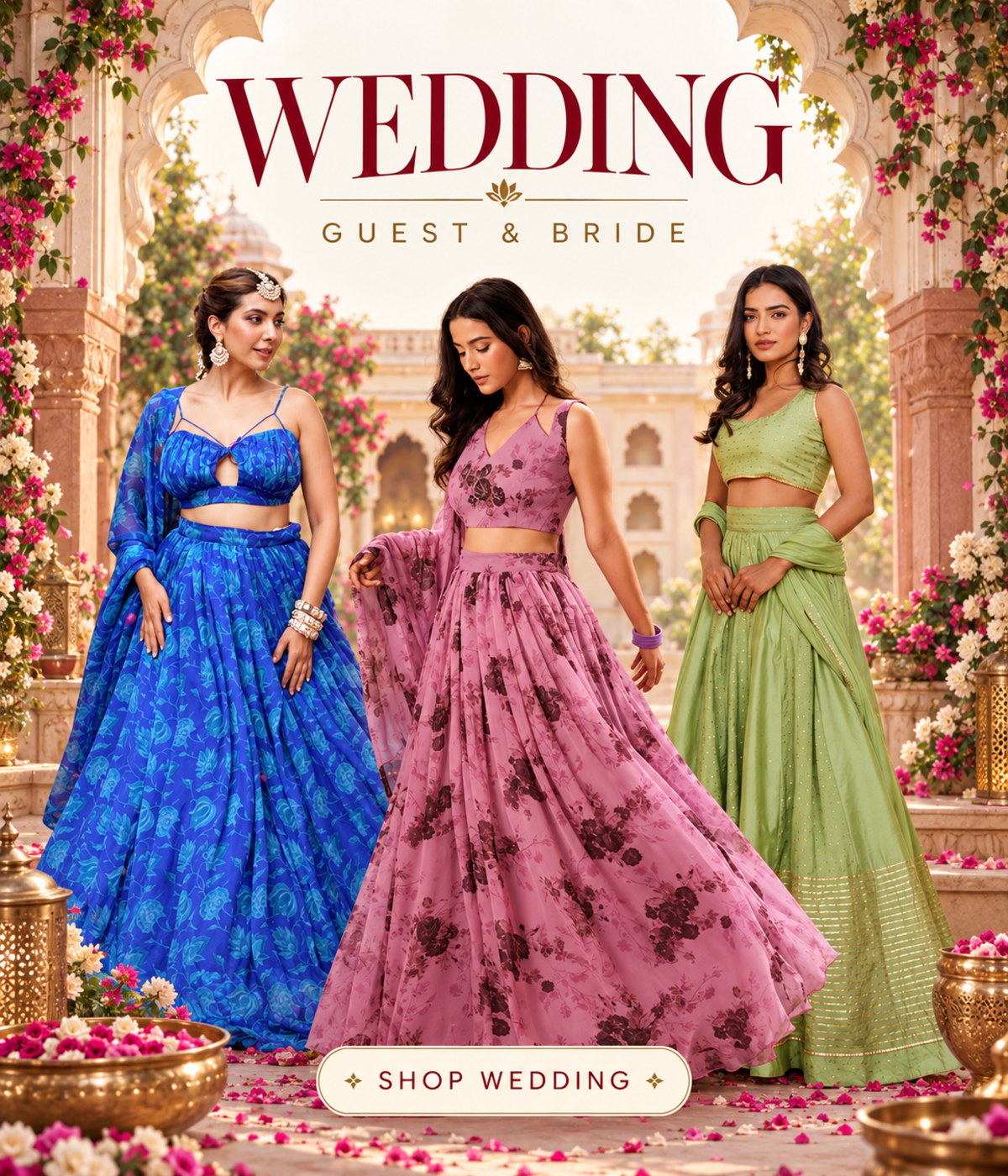 Wedding guest and bride collection